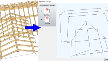 Sammanfogning av flera tak