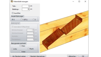 Krokskarvar för balkförlängningar